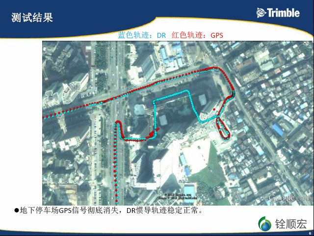 地下停車(chē)場(chǎng),GPS信號(hào)徹底消失,DR軌跡穩(wěn)定