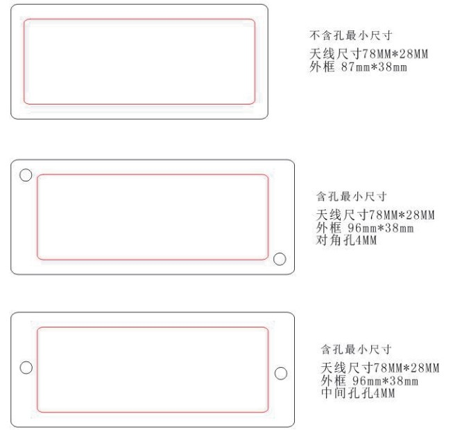 PVC 卡式抗金屬標(biāo)簽