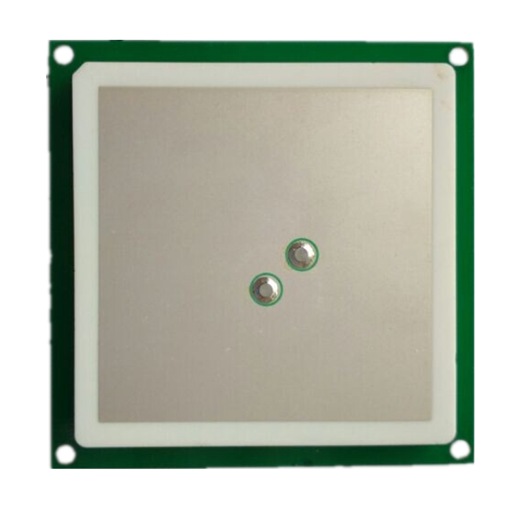 3dBi 雙饋點(diǎn) RFID圓極化陶瓷天線60*60*5mmT62705W