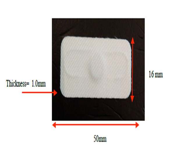 超高頻RFID工業(yè)洗衣標(biāo)簽（亞麻布） P/N:  LK 03101955