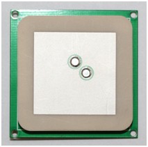 1.5dBi 雙饋點(diǎn) RFID圓極化陶瓷天線(xiàn)35*35*4mmT35404W
