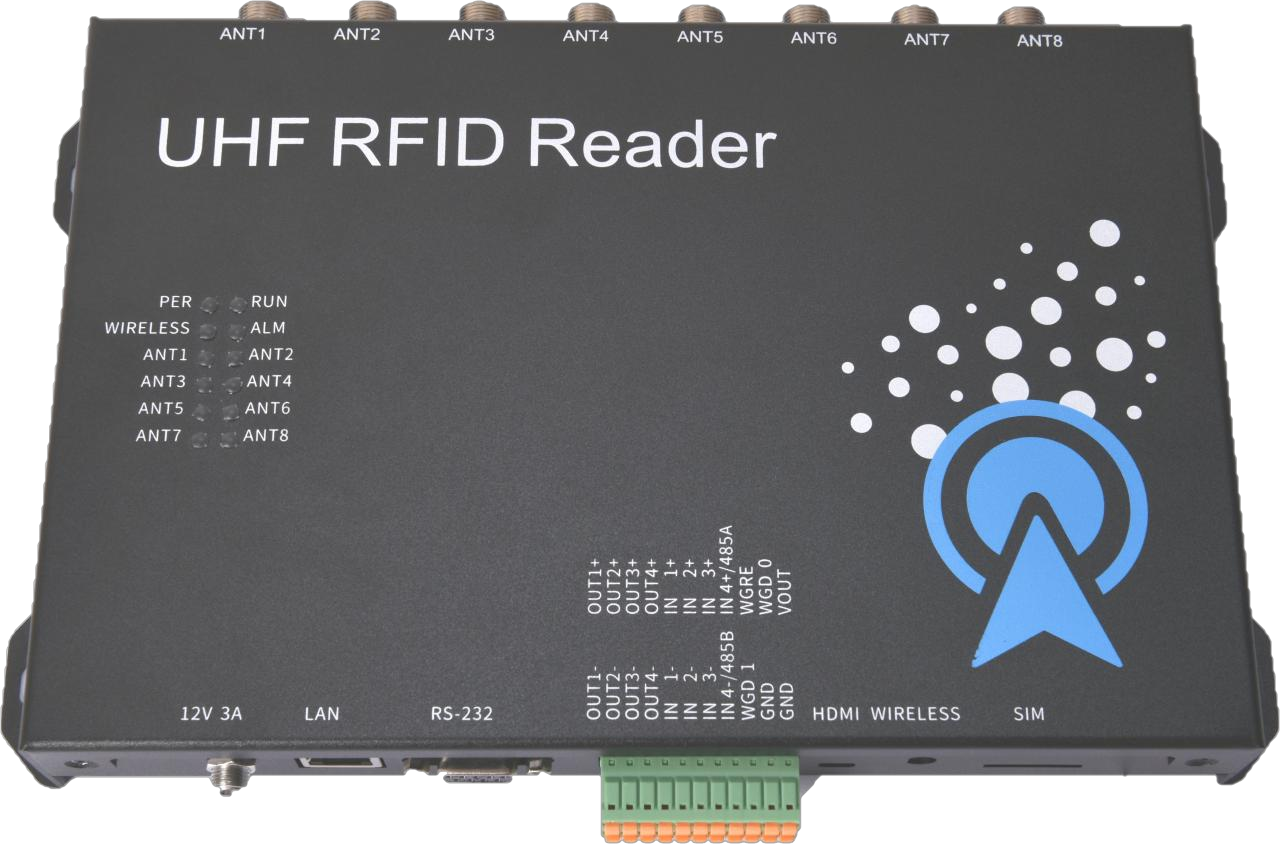 8通道超高頻RFID讀寫器FU-YRF8-T