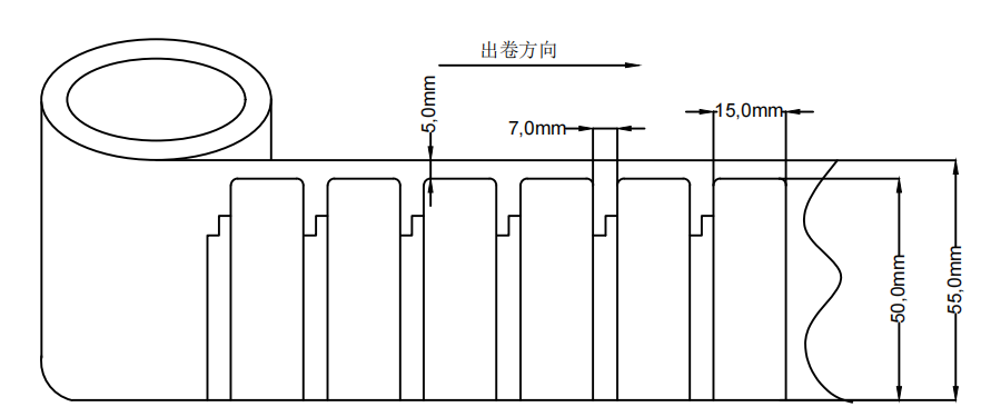 超高頻RFID柔性抗金屬標(biāo)簽TAG-915-RT5015